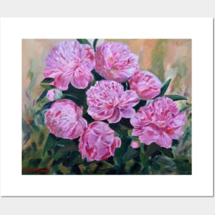 Peonies Posters and Art